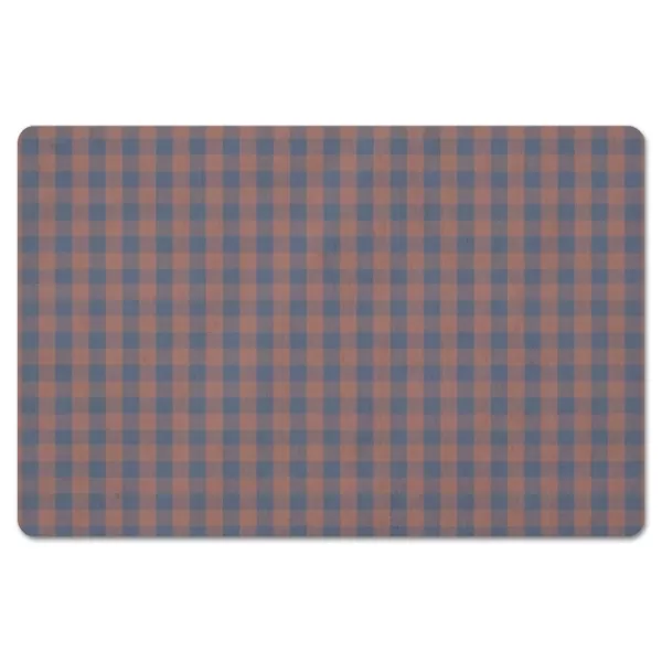 Kitchen & Floor Mats-Kirkland's Home Blue And Orange Plaid Kitchen Mat Blue/Orange