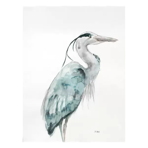 Canvas Art-Kirkland's Home Blue Heron I Canvas Art Print Blue/White