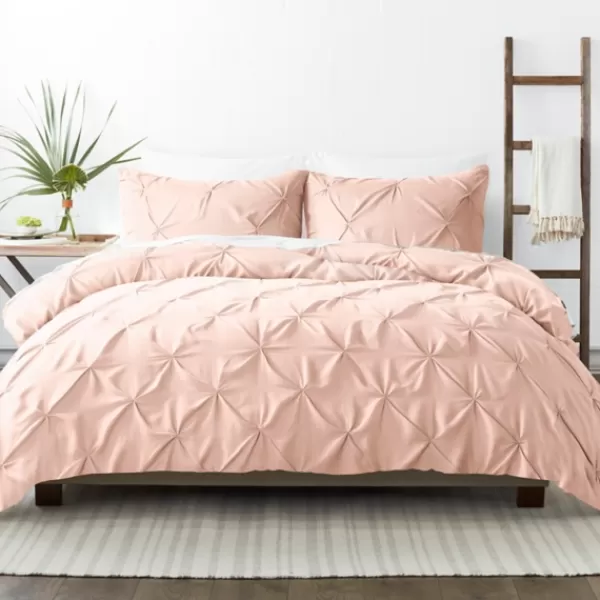 Duvets-Kirkland's Home Blush Pinched 2-Pc. Twin Duvet Cover Set Pink