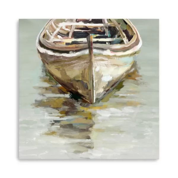 Canvas Art-Kirkland's Home Boats Giclee Canvas Art Print Tan