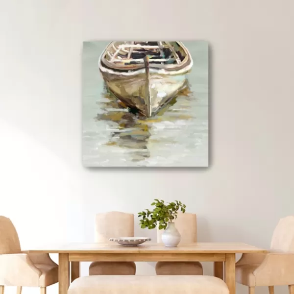 Canvas Art-Kirkland's Home Boats Giclee Canvas Art Print Tan