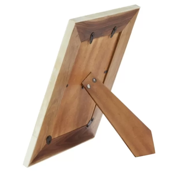 Picture Frames-Kirkland's Home Bone And Wood Picture Frame, 4X6