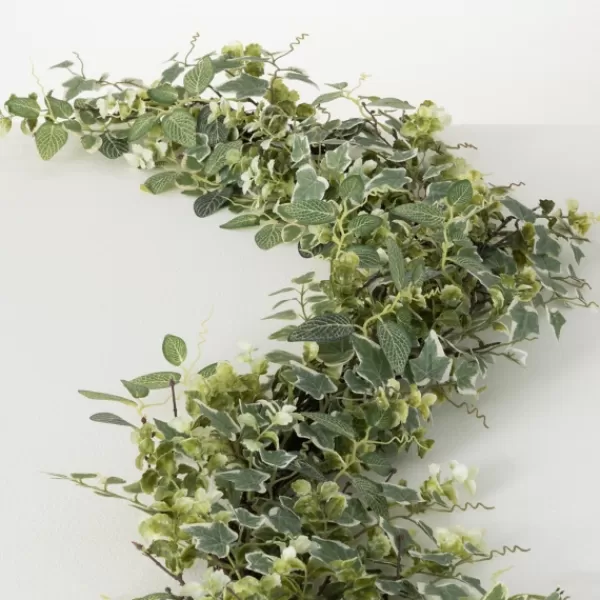 Arrangements & Greenery-Kirkland's Home Botanical Foliage Garland Green