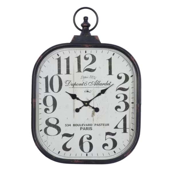 Clocks-Kirkland's Home Brady Rustic Metal Wall Clock