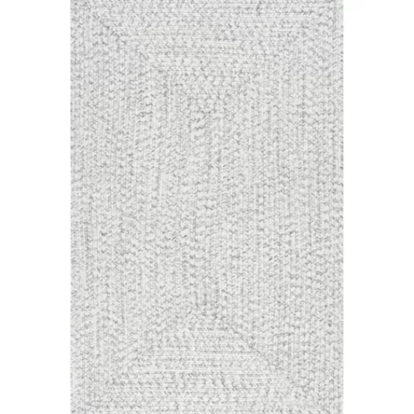 Outdoor Rugs-Kirkland's Home Braided Leah Indoor/Outdoor Area Rug, 3X5 Ivory