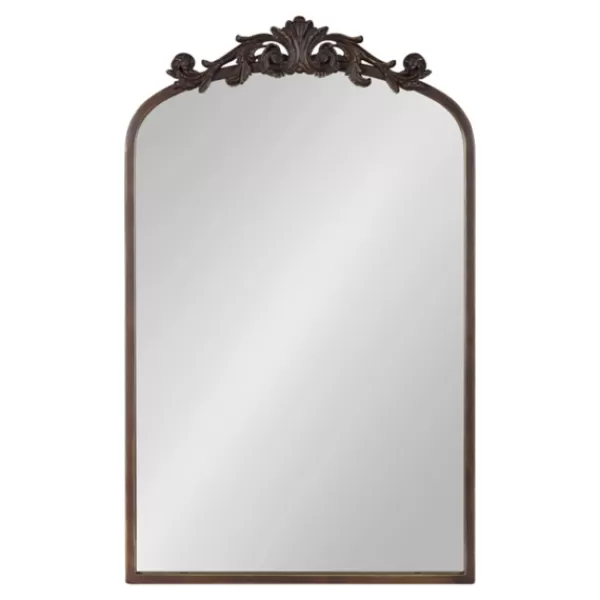 Decorative Mirrors-Kirkland's Home Bronze Arendahl Arched Mirror, 19X31 In. Brown