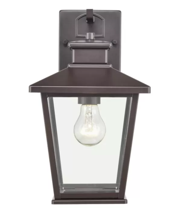 Outdoor Lighting-Kirkland's Home Bronze Classic Lantern Outdoor Sconce Brown