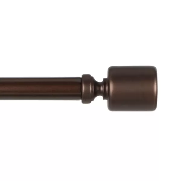 Curtain Rods & Hardware-Kirkland's Home Bronze Rhys Cylinder Curtain Rod, 120 In.