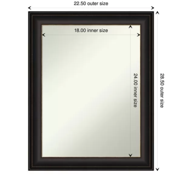 Framed Mirrors-Kirkland's Home Bronze Trio Oil Rubbed Decorative Framed Mirror