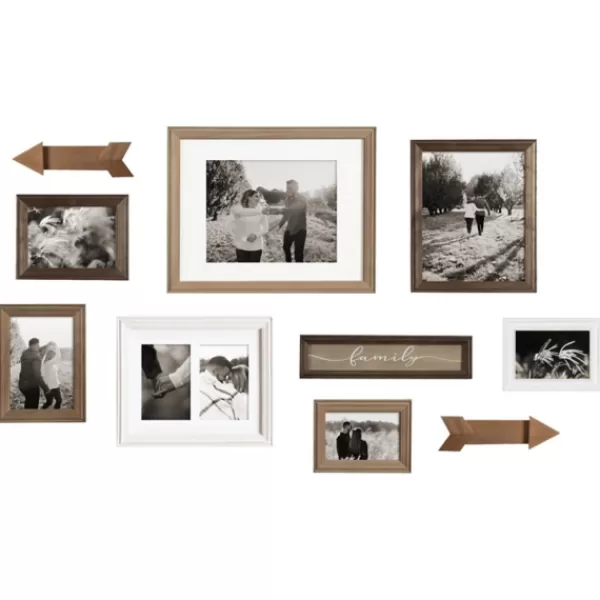 Gallery Wall Frames-Kirkland's Home Brown Arrow 10-Pc. Gallery Wall Picture Frame Set