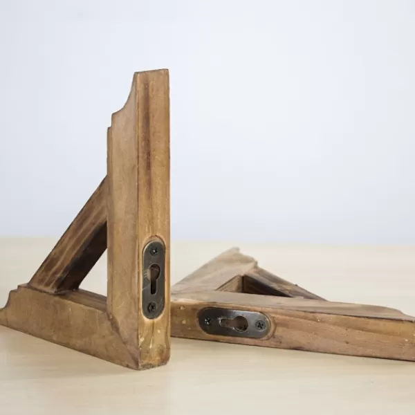 Shelves-Kirkland's Home Brown Corbel Shelf Brackets, Set Of 2