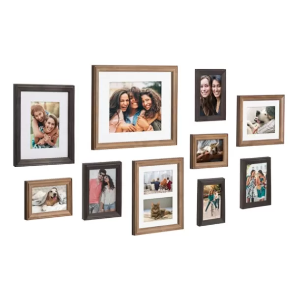 Gallery Wall Frames-Kirkland's Home Brown Hues 10-Pc. Gallery Wall Picture Frame Set