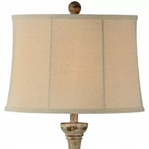 Floor Lamps-Kirkland's Home Brown Rodan Floor Lamp Ivory