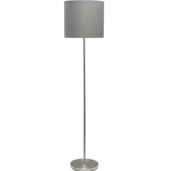 Floor Lamps-Kirkland's Home Brushed Nickel Floor Lamp Gray