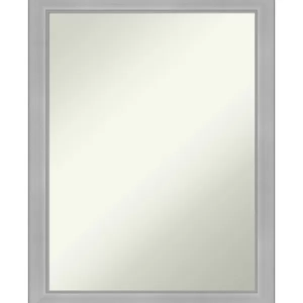Framed Mirrors-Kirkland's Home Brushed Nickel Modern Decorative Framed Mirror
