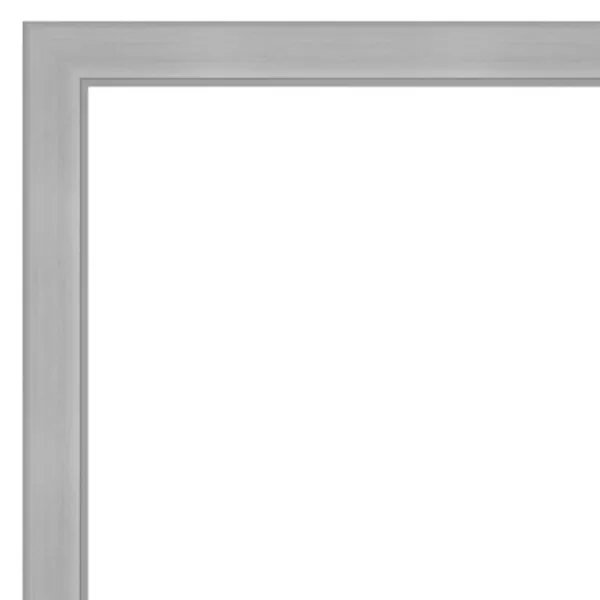 Framed Mirrors-Kirkland's Home Brushed Nickel Modern Decorative Framed Mirror