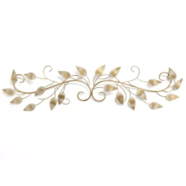 Wall Plaques-Kirkland's Home Brushed Over The Door Scroll Wall Plaque Gold