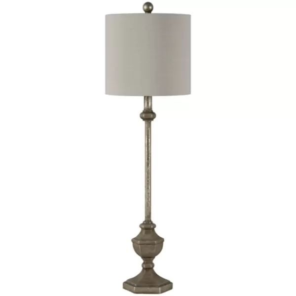 Buffet Lamps-Kirkland's Home Brushed Pewter Buffet Lamps, Set Of 2 Gray