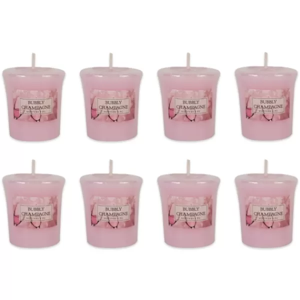 Candles-Kirkland's Home Bubbly Champagne Votive Candles, Set Of 8 Pink