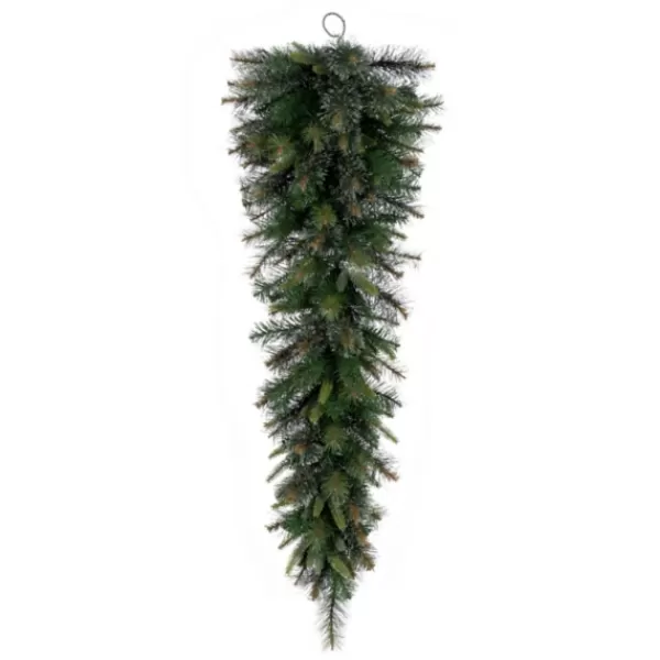 Wreaths-Kirkland's Home Cashmere Pine Christmas Teardrop Swag Green