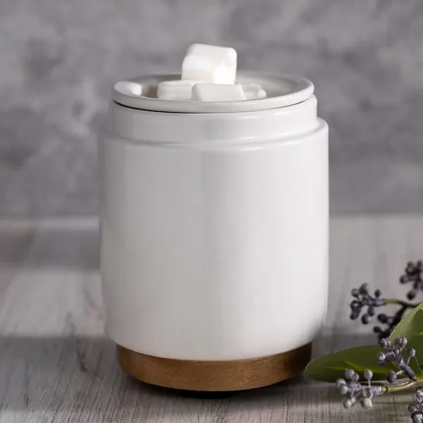 Home Fragrance-Kirkland's Home Ceramic Wax Warmer White