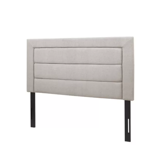 Beds & Headboards-Kirkland's Home Channel Tufted King Headboard Gray