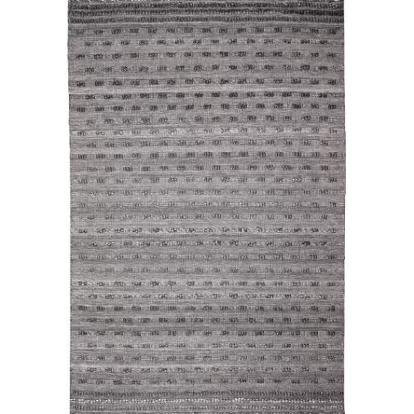 Outdoor Rugs-Kirkland's Home Charcoal Embellished Outdoor Area Rug, 5X8 Gray