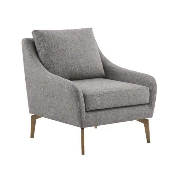 Accent Chairs-Kirkland's Home Charlene Oatmeal Accent Chair Gray