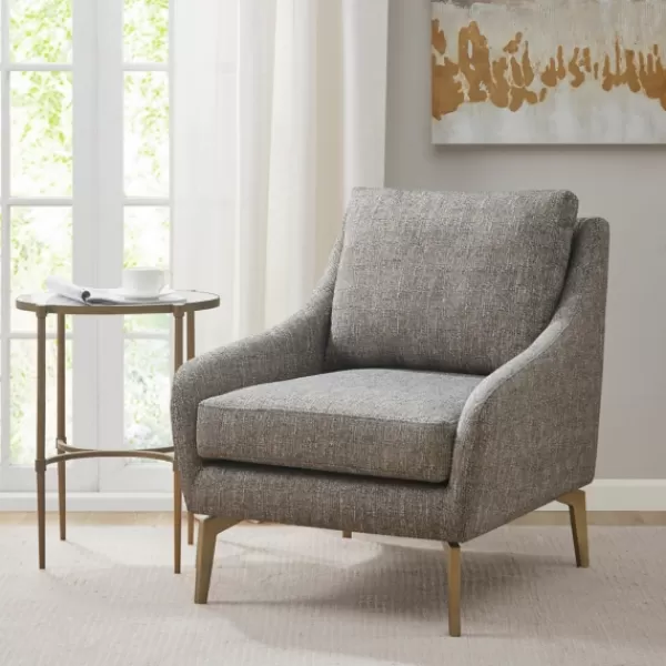 Accent Chairs-Kirkland's Home Charlene Oatmeal Accent Chair Gray