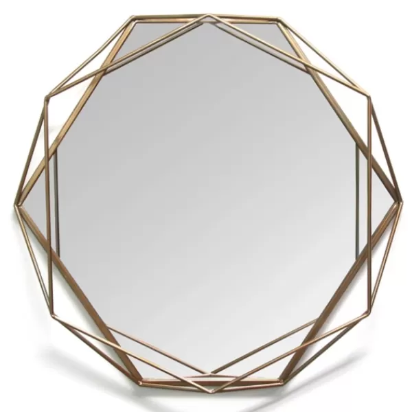 Decorative Mirrors-Kirkland's Home Chloe Gold Metal Wall Mirror