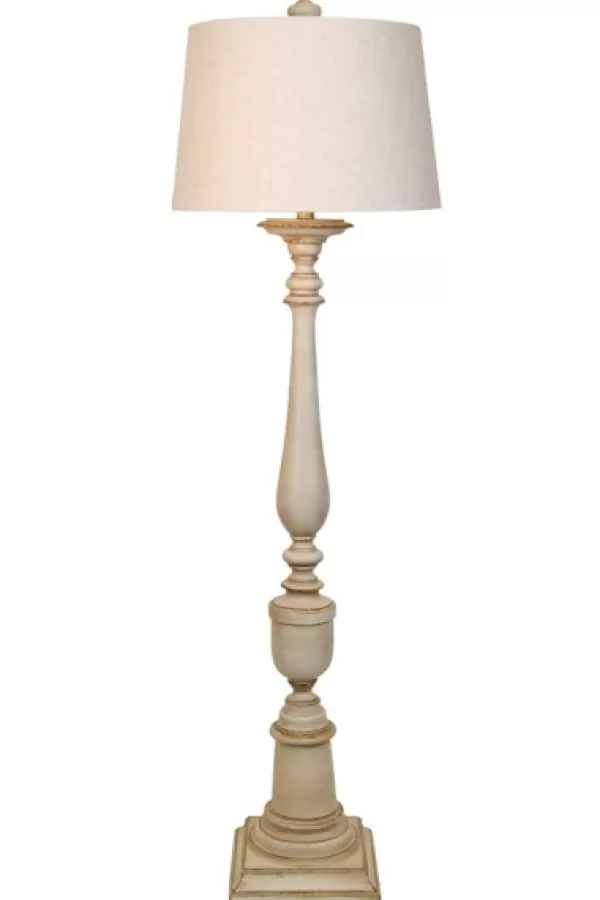 Floor Lamps-Kirkland's Home Classic Spindle Floor Lamp Tan