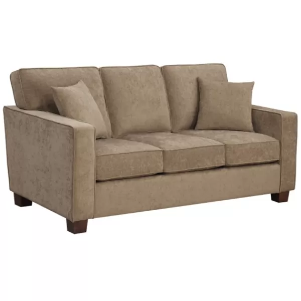 Sofas & Loveseats-Kirkland's Home Coffee Rutledge Sofa Brown