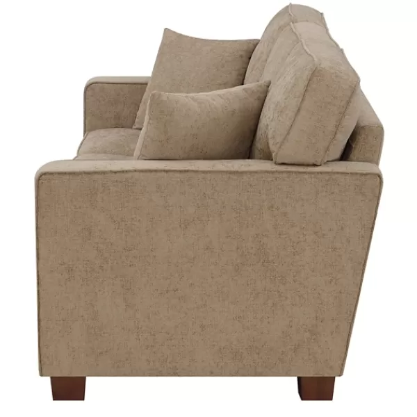 Sofas & Loveseats-Kirkland's Home Coffee Rutledge Sofa Brown