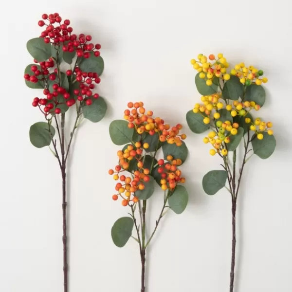Stems & Bouquets-Kirkland's Home Color Berry Stems, Set Of 3 Multi