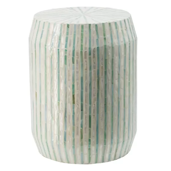 Accent & End Tables-Kirkland's Home Color Capiz Shell Accent Table Multi