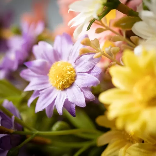 Stems & Bouquets-Kirkland's Home Color Daisy Bouquets, Set Of 4 Multi