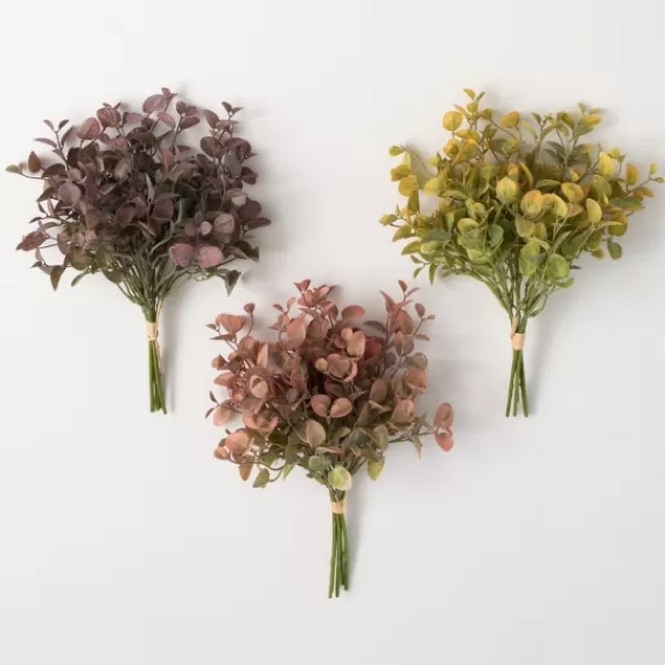 Stems & Bouquets-Kirkland's Home Color Eucalyptus Bouquets, Set Of 3 Multi