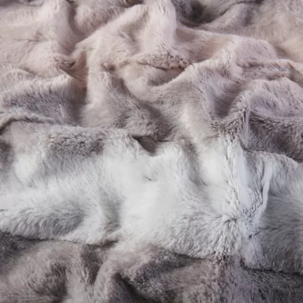 Blankets & Throws-Kirkland's Home Color Faux Fur Oversized Throw Blanket Multi
