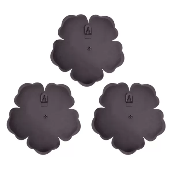 Wall Plaques-Kirkland's Home Color Metal Flower Wall Plaques, Set Of 3 Multi