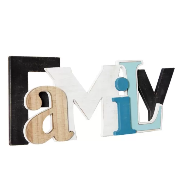 Wall Quotes & Signs-Kirkland's Home Colored Family Wood Wall Plaque Multi