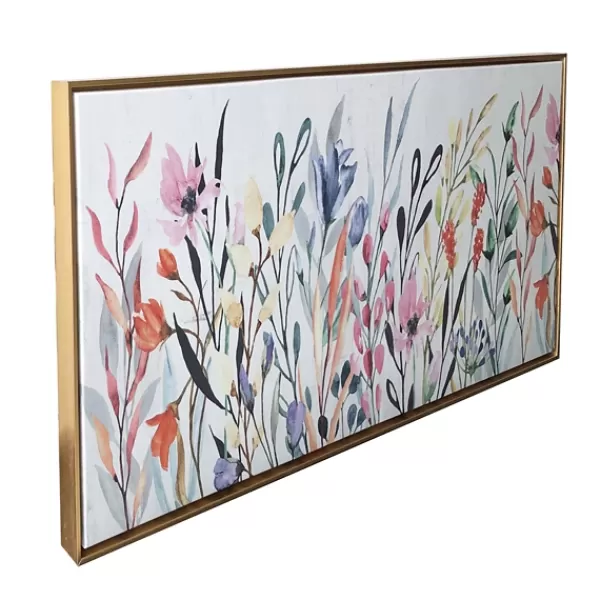 Framed Art-Kirkland's Home Colorful Wildflowers Framed Art Print Multi