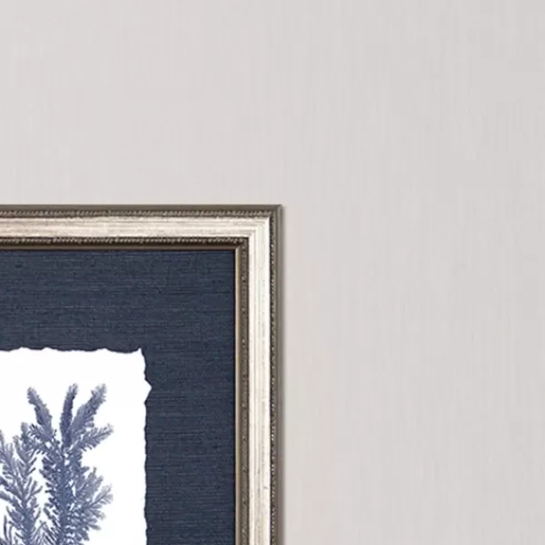 Framed Art-Kirkland's Home Coral 4-Pc. Silver Framed Art Print Set Blue