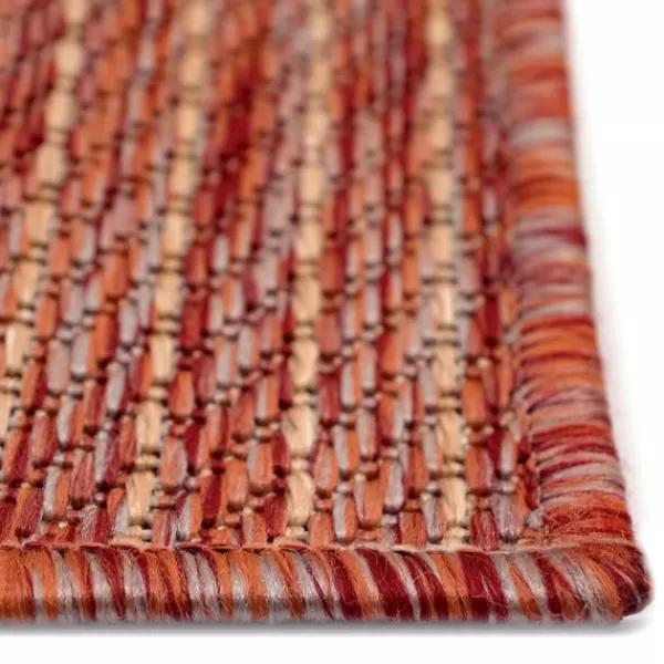 Outdoor Rugs-Kirkland's Home Coral Woven Outdoor Area Rug, 7X9 Red