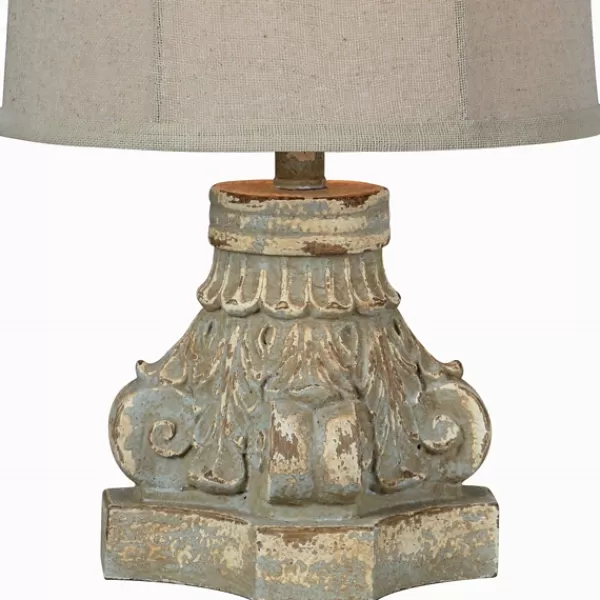 Table Lamps-Kirkland's Home Corinthian Column Table Lamps, Set Of 2 Ivory