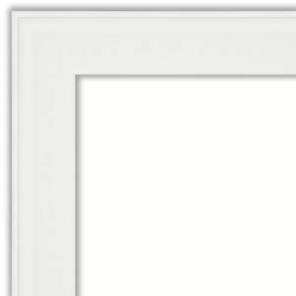 Framed Mirrors-Kirkland's Home Daisy White Modern Decorative Framed Mirror