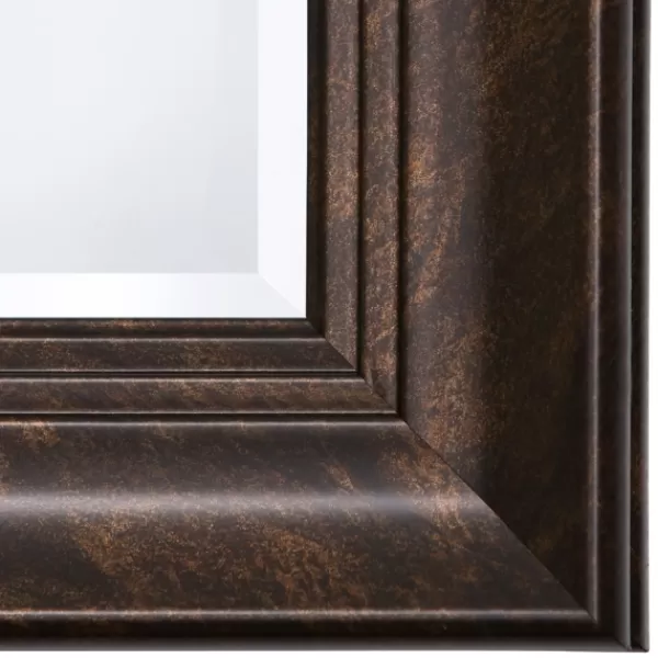 Decorative Mirrors-Kirkland's Home Dark Bronze Rectangular Frame Wall Mirror