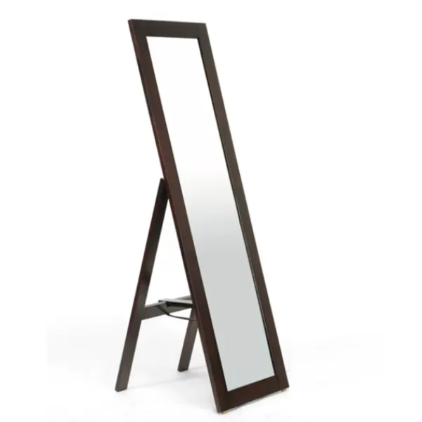 Full Length & Floor Mirrors-Kirkland's Home Dark Brown Modern Standing Mirror, 21X60 In.