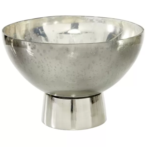 Decorative Bowls & Jars-Kirkland's Home Dark Gray Aluminum Decorative Bowl Silver