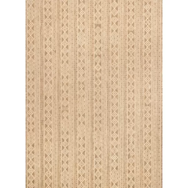 Outdoor Rugs-Kirkland's Home Davon Geometric Striped Outdoor Rug, 8X10 Tan