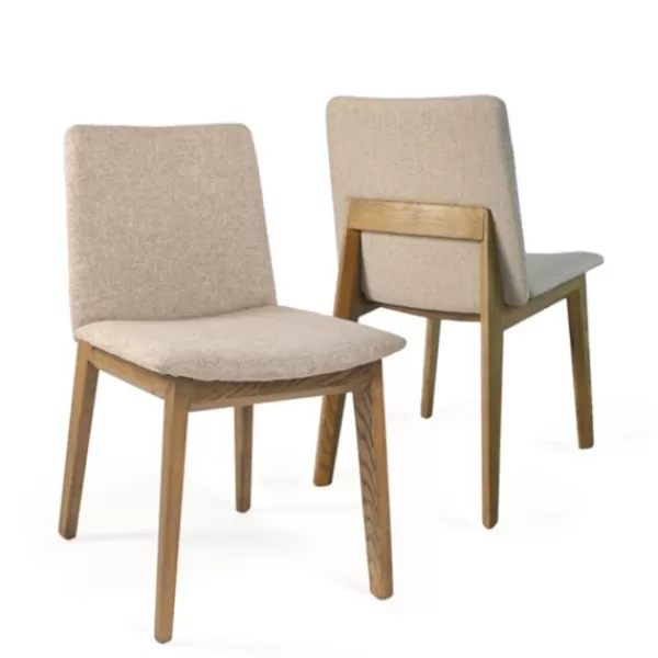 Dining Chairs-Kirkland's Home Dawson Upholstered Dining Chair, Set Of 2 Gray